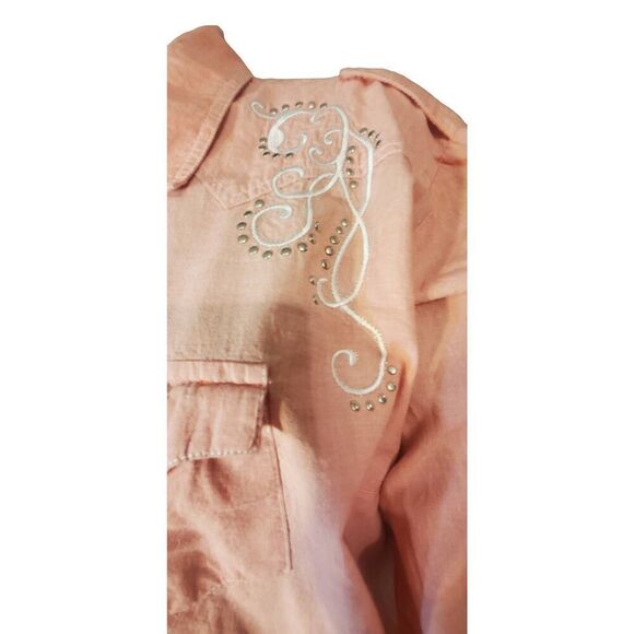 Panhandle Slim Embroidered Lightweight Western Shirt Size 3X - Picture 3 of 5